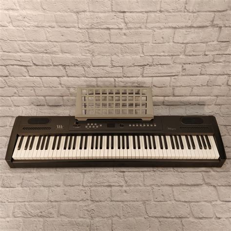 12 different instrument types are fed to a studio-style speaker system for a high-quality, room-filling sound. . Williams allegro keyboard